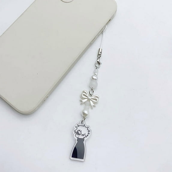 Anime Jujutsu Keychain Cosplay Geto Suguru Satoru Gojo Matching JJK Phone Charm Accessory Pendant Keyring Bag Decoration Jewelry 1