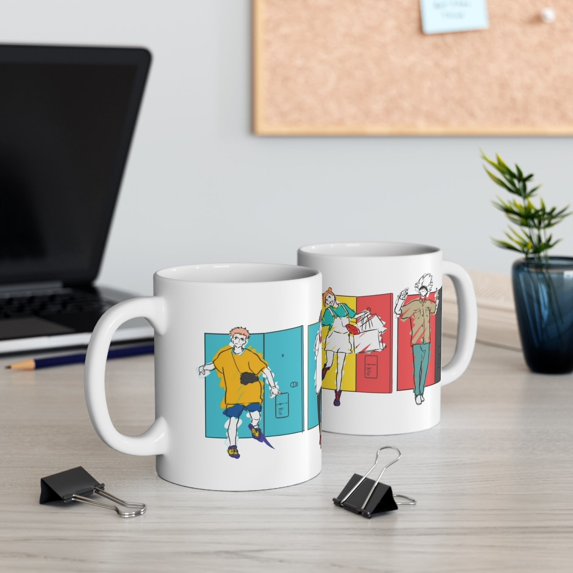Anime Jujutsu Mug 11oz, Anime Gift, Anime Lover, Gift for her, Gift for Him, Anime Gift, kaisen, Gift for Boyfriend