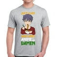 thumbnail image 1 of Anime Just a Boy Who Loves Anime And Ramen T-Shirt Men - S M L XL 2XL 3XL 4XL 5XL Graphic Tee - Anime Clothes Gift for Men, 1 of 2