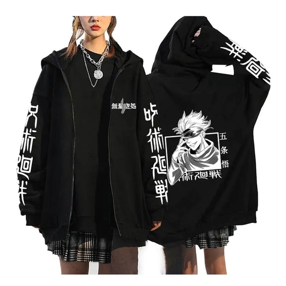 Anime Kamado Nezuko Zip-up Hoodie Kamado Tanjirou Agatsuma Zenitsu Unisex Sweatshirt Demon Slayer Harajuku Cardigan