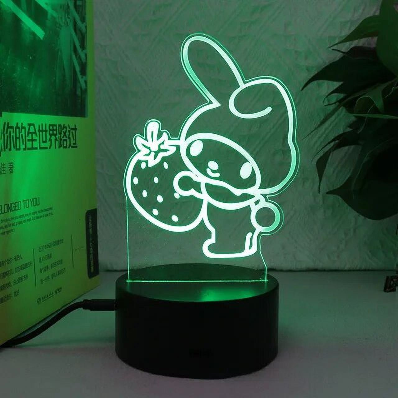 Anime Kawaii 3D LED Night Lights Anime Figure Hello Kitty My Melody