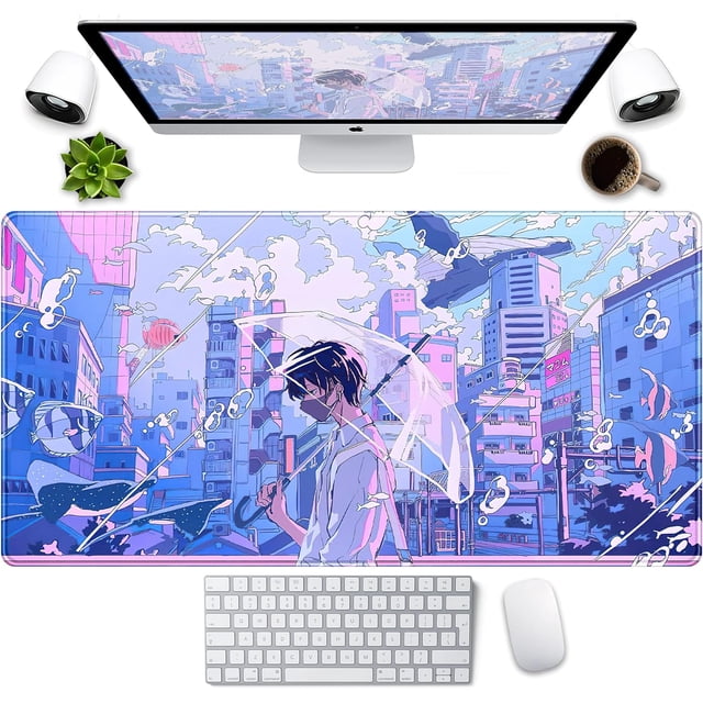 Anime Kawaii Desk Mat Mousepad Cute Japanese Large Gaming Mouse Pad XXL