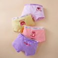 thumbnail image 1 of Anime Kawaii Sanrios Kuromi 4Pcs Kids Underwear Cotton Girl Boxer Antibacterial Shorts Baby Briefs Breathable Toddler Underpants, 1 of 10