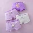 thumbnail image 1 of Anime Kawaii Sanrios Kuromi 4Pcs Kids Underwear Cotton Girl Boxer Antibacterial Shorts Baby Briefs Breathable Toddler Underpants, 1 of 10