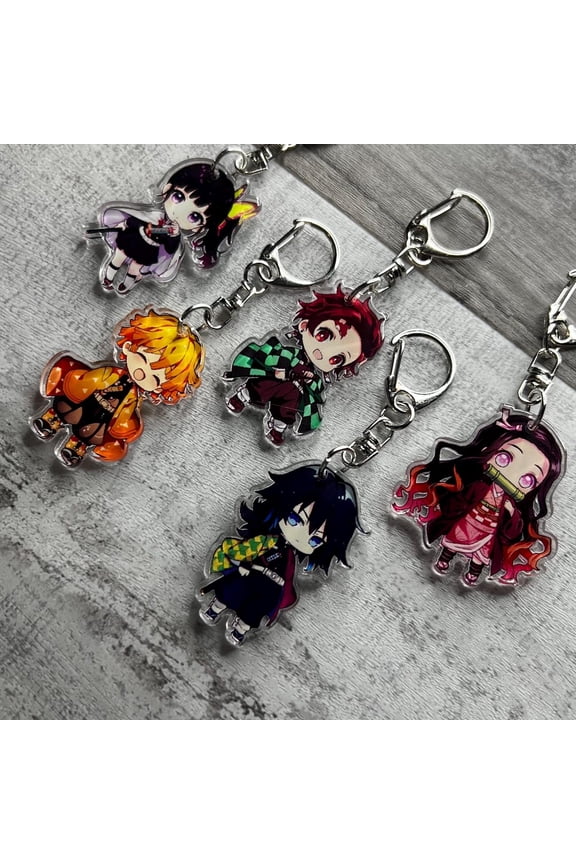 Anime Keychain | Demon Slayer Inspired (1 keychain)
