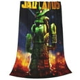 Anime Kids Throw Blanket Boys Girls Plants Adventure Game Lightweight