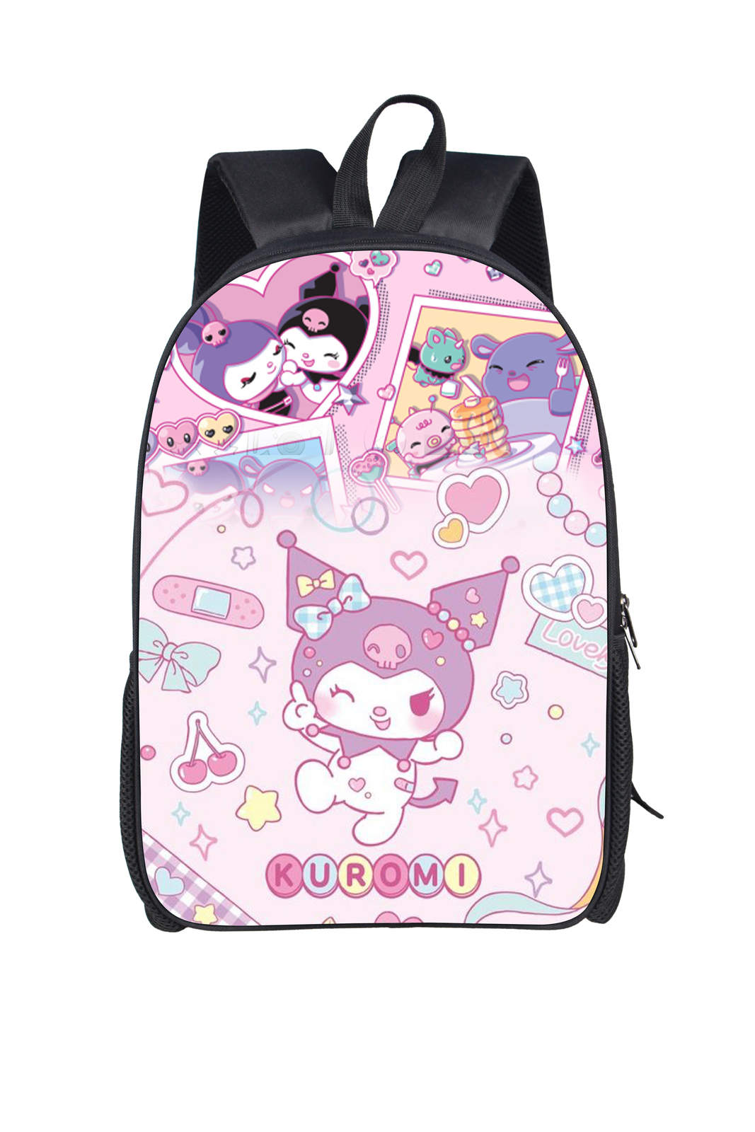 Anime Kuromi Backpack Cute Cartoon Bag Printed Daypack Novelty Travel Anime Kuromi Backpack Cute Cartoon Bag Printed Daypack Novelty Travel