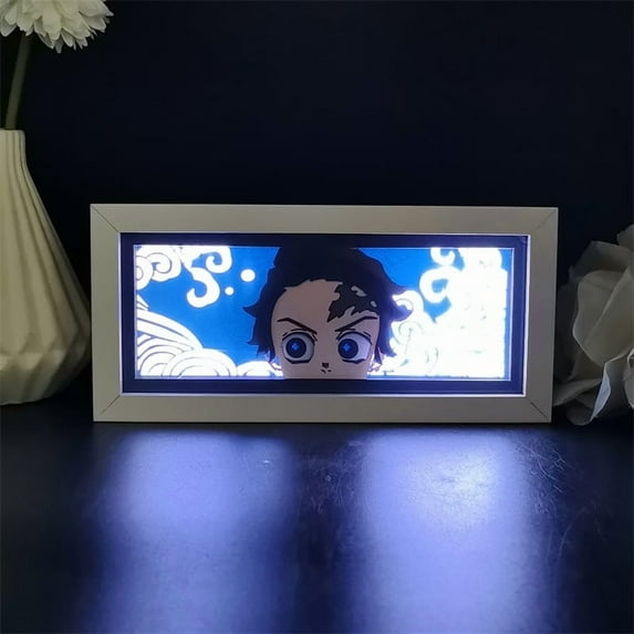 Anime Lamp Kamado Tanjiro Figure for RGB nightlight 16 color changes anime atmosphere lamp bedroom decoration gift