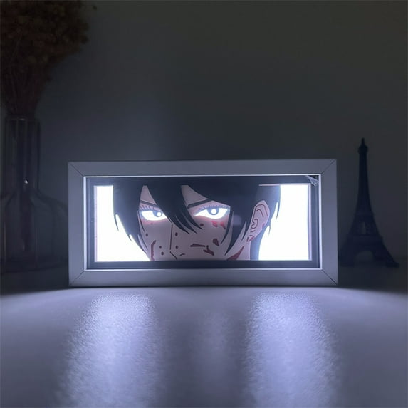 Anime Lamp Mikasa·Ackerman Figure for RGB nightlight 16 color changes anime atmosphere lamp bedroom decoration gift