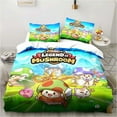 Anime Legend Game Mushroom Bedding Set,Duvet Cover Bed Set Quilt Cover