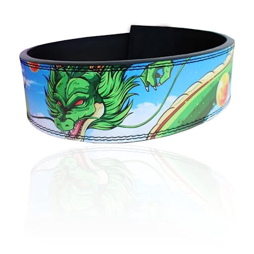 Anime Themed Lever Weight Lifting Belt - 10mm Thick, Heavy Duty Powerlifting Belt For Squats & Deadlifts