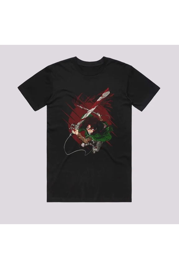 Anime Levi God Mode T-Shirt Size S-5XL, Gift For Friends