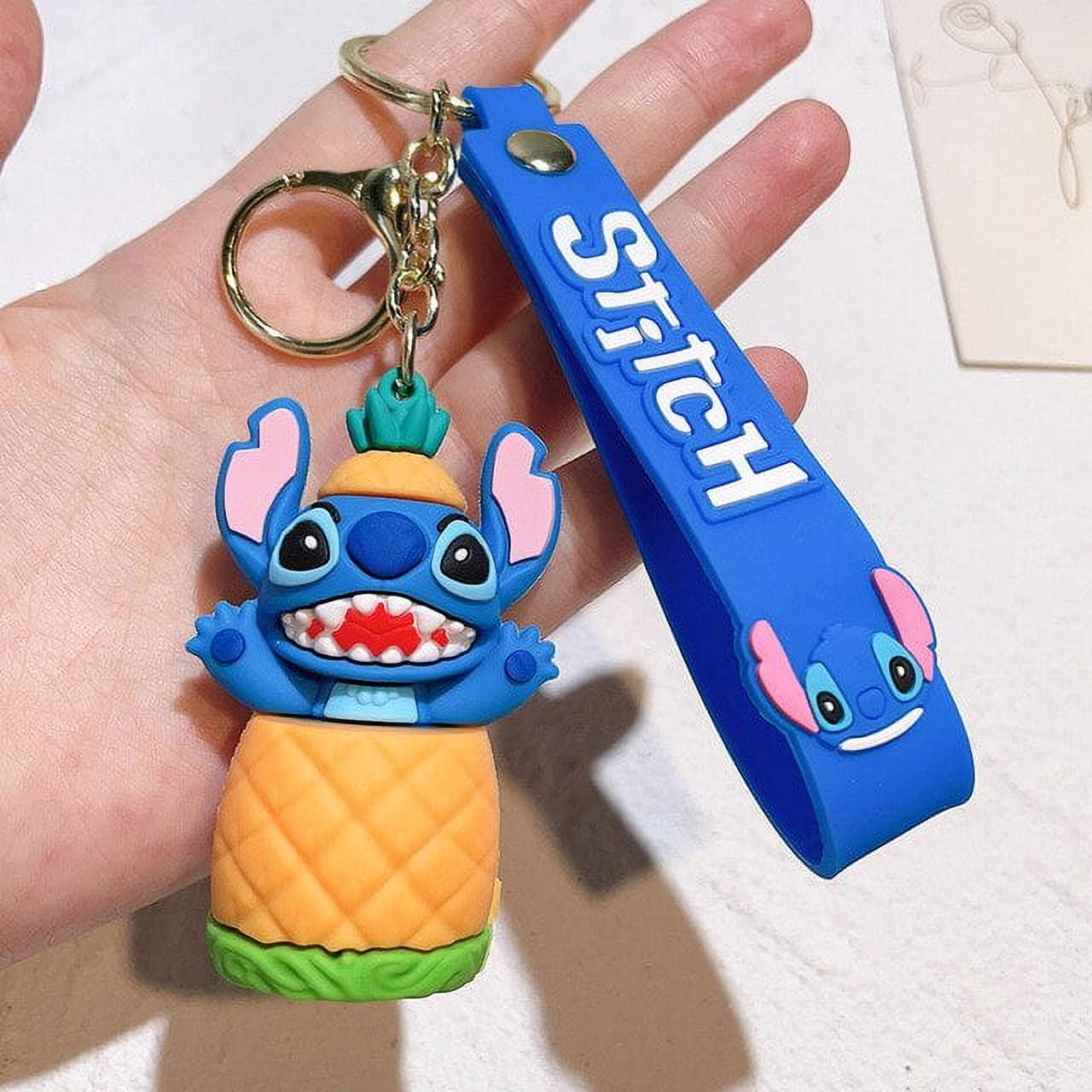 Kawaii Cartoon Stitch Backpack Keychain Pendant, Girls Cute Travel