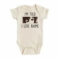 thumbnail image 1 of Anime Love Newborn Baby Bodysuit, 1 of 6