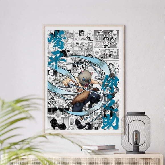 Anime Manga inosuke - Curated Manga Panels - Wall Art - Hashira - Anime Gift