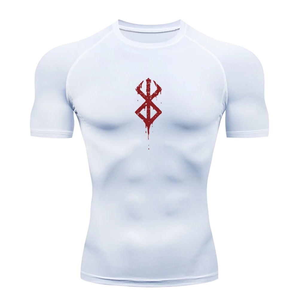 Anime Men's Compression Shirt Fitness Sport Running Tight Gym TShirts ...