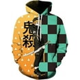 thumbnail image 1 of Anime Mens Demon Slayor Hoodie Sweatshirt Cosplay No Yaiba Pullover Hoodie for Men and Women, 1 of 10