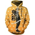 thumbnail image 1 of Anime Mens Demon Slayor Hoodie Sweatshirt Cosplay No Yaiba Pullover Hoodie for Men and Women, 1 of 10