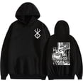 thumbnail image 1 of Anime Merch Berserk Hoodie 3D Japanese Cosplay Sweatshirts Pullover Hooded Sweater for Adult Men Women, 1 of 5