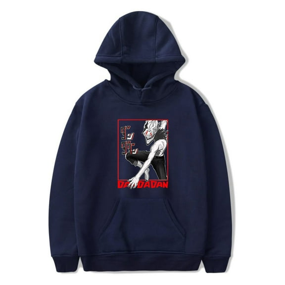 Anime Merch Hoodies Dan Da Dan Casual Hooded Sweatshirt Unisex Pullover Clothing