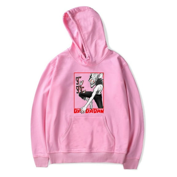 Anime Merch Hoodies Dan Da Dan Casual Hooded Sweatshirt Unisex Pullover Clothing