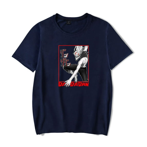 Anime Merch T-Shirt Dan Da Dan Casual Short Sleeved T Shirt Unisex TShirt