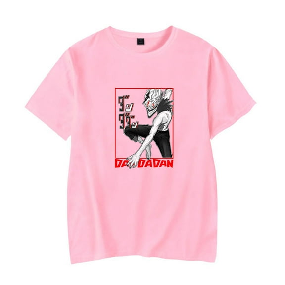 Anime Merch T-Shirt Dan Da Dan Casual Short Sleeved T Shirt Unisex TShirt