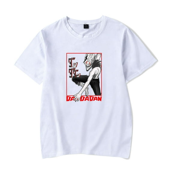 Anime Merch T-Shirt Dan Da Dan Casual Short Sleeved T Shirt Unisex TShirt