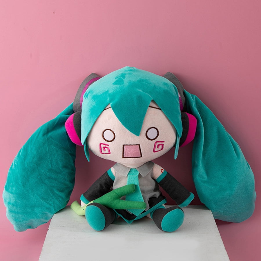 Anime Miku Plush Cosplay Doll Pillow Gift For Boys Girls,Plush Figure