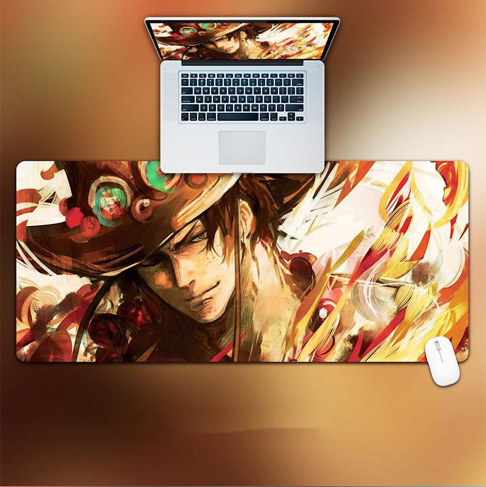 Anime Mouse Pad 23.8 X 11.8 in Large Extended Computer Keyboard Mouse Mat  Desk Pad with Non-Slip Base and Stitched Edge Mouse Pad - Walmart.com