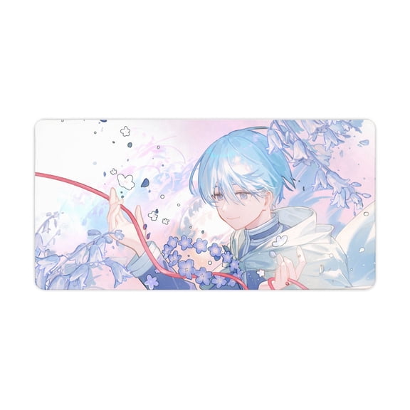 Anime Mouse Pad Extra Large 40.0 X 20.0 In Frieren: Beyond Journey's End Anime Character Graphic PC Mouse Pads with Premium-Textured Mousepad with Non-Slip Rubber Base