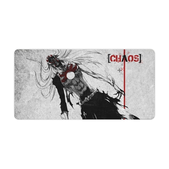 Anime Mouse Pad Extra Large 40.0 X 20.0 In Bleach Anime Character Graphic PC Mouse Pads with Premium-Textured Mousepad with Non-Slip Rubber Base