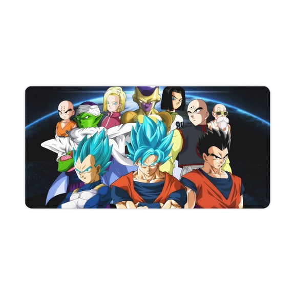 Anime Mouse Pad Extra Large 40.0 X 20.0 In,Dragon Ball Mouse Pad PC Mouse Pads with Premium-Textured Mousepad with Non-Slip Base