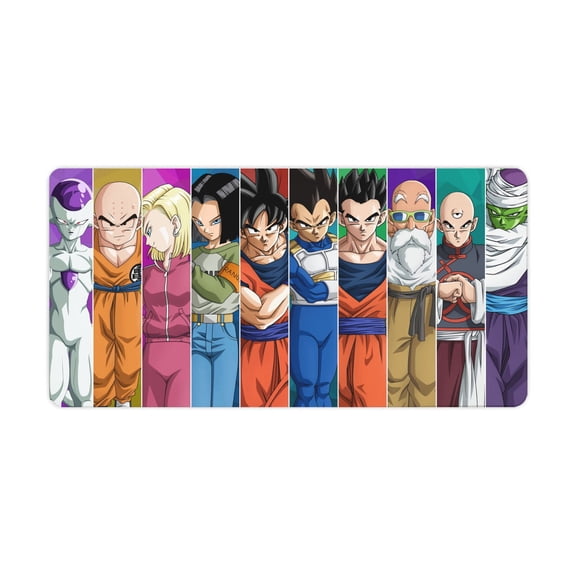 Anime Mouse Pad Extra Large 40.0 X 20.0 In,Dragon Ball Mouse Pad PC Mouse Pads with Premium-Textured Mousepad with Non-Slip Base