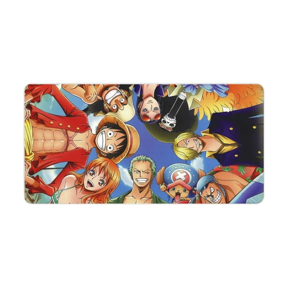Anime Mouse Pad Extra Large 40.0 X 20.0 In, ONE PIECE Mouse Pad PC Mouse Pads with Premium-Textured Mousepad with Non-Slip Base