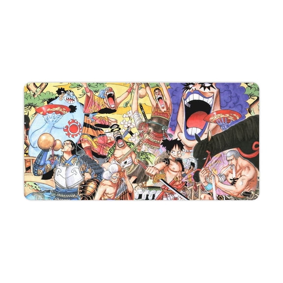 Anime Mouse Pad Extra Large 40.0 X 20.0 In, ONE PIECE Mouse Pad PC Mouse Pads with Premium-Textured Mousepad with Non-Slip Base