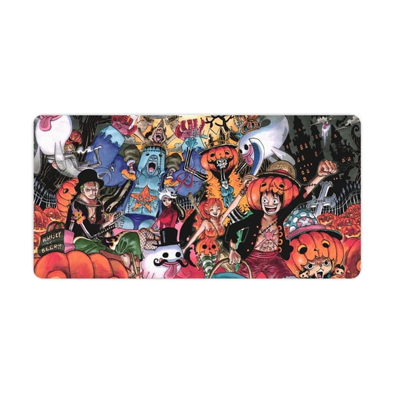 Anime Mouse Pad Extra Large 40.0 X 20.0 In, ONE PIECE Mouse Pad PC Mouse Pads with Premium-Textured Mousepad with Non-Slip Base