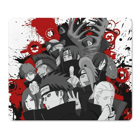 Anime Mouse Pad Regular Size 11.8 X 9.8 In, NARUTO Mouse Pad PC Mouse Pads with Premium-Textured Mousepad with Non-Slip Base