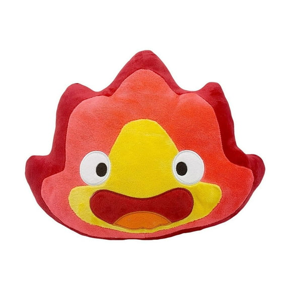 Anime Moving Castle Calcifer Plush Fire Demon Pillow, Howls Monster Figure Idea Birthday Gift for Kids Fans