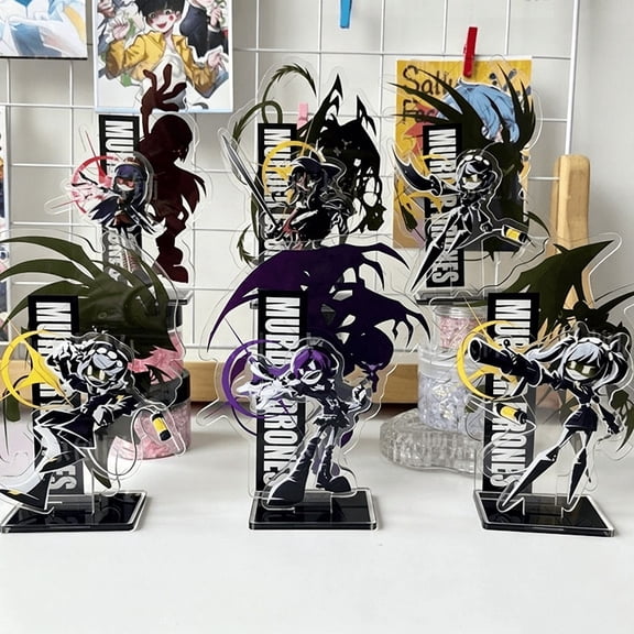 Anime Murder Drones CYN J N V Standee Figure Uzi Doorman‌ Cosplay Standee Acrylic Standee Figure Desktop Decoration Ornament (1 standee_6/8/10inch)