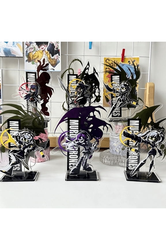 Anime Murder Drones CYN J N V Standee Figure Uzi Doorman‌ Cosplay Standee Acrylic Standee Figure Desktop Decoration Ornament (1 standee_6/8/10inch)