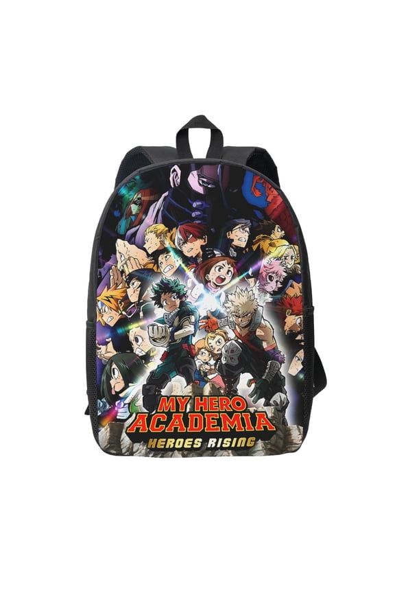 My Hero Academia Backpack Unisex Bookbag Rucksack Printing Shoulder Bag Back To School Bag Travel Hiking Daypack