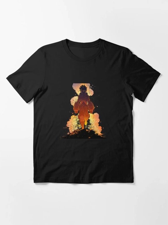 Anime My Hero Academia Bakugo Explosion Shadow Black T-shirt Size S-5XL