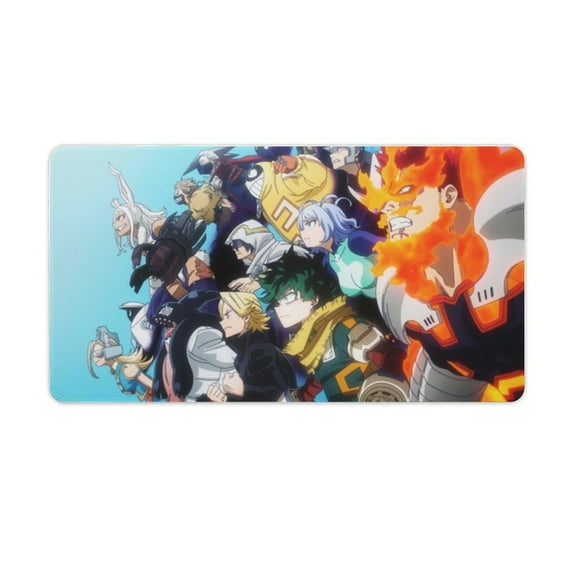 Anime My Hero Academia Mha Mouse Pad Extended Gaming No-sliped Large Desk Mat Stitched Edge Keyboard Mat Mousepad