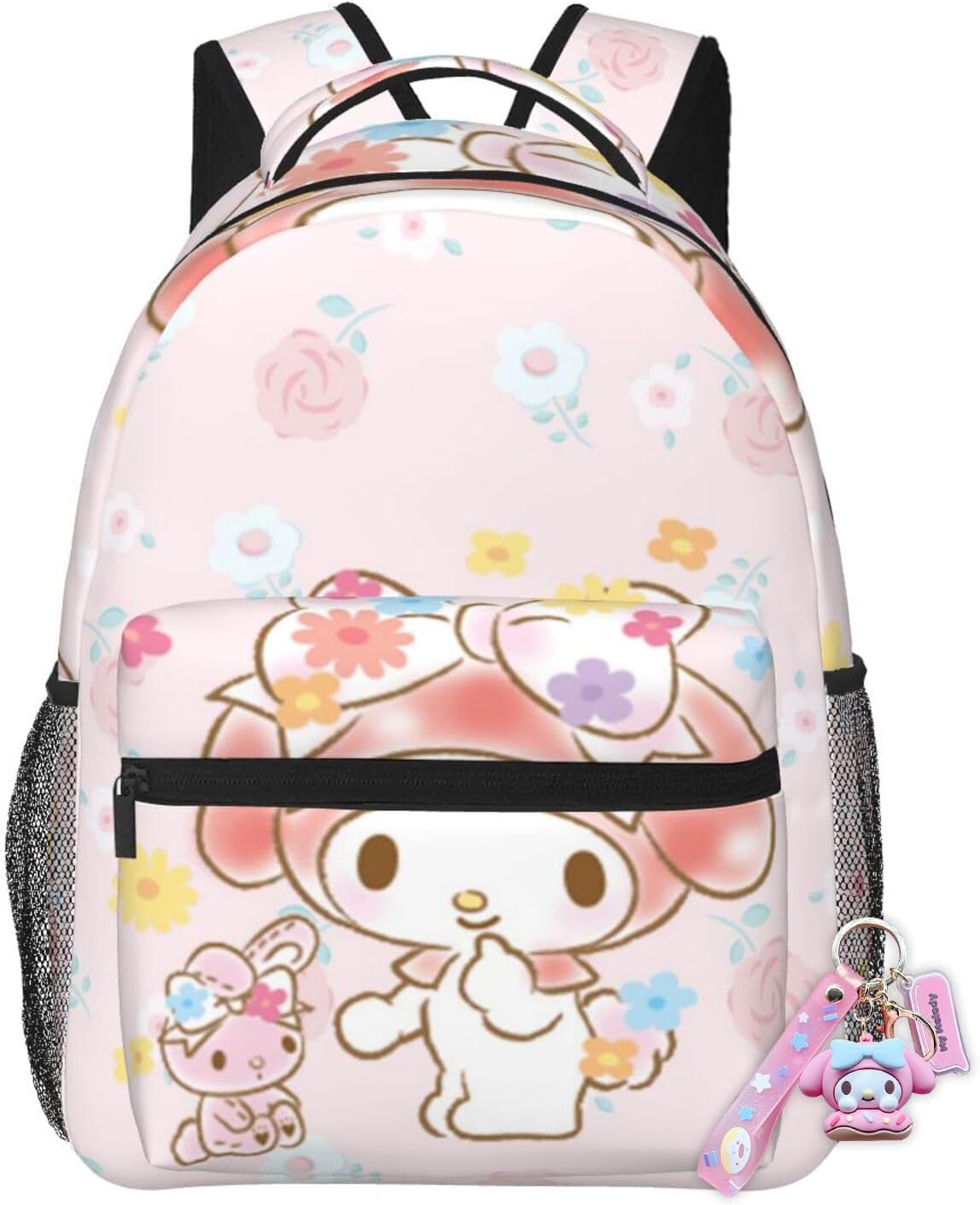 Anime My Melody Bunny Backpack Anime Character My Melody Bunny Printed ...