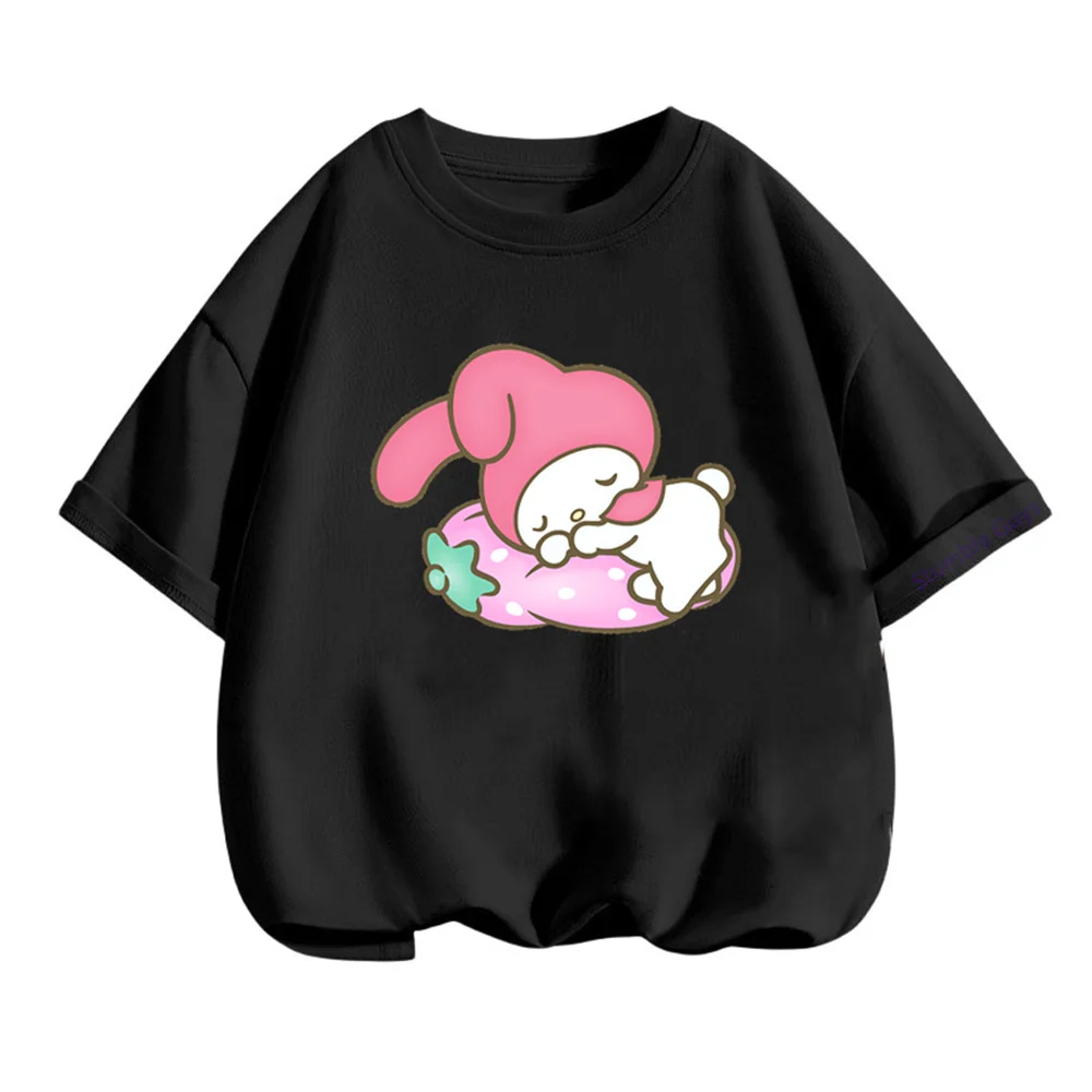 Anime My Melody T Shirt Oversized tEEN T-shirts Retro
