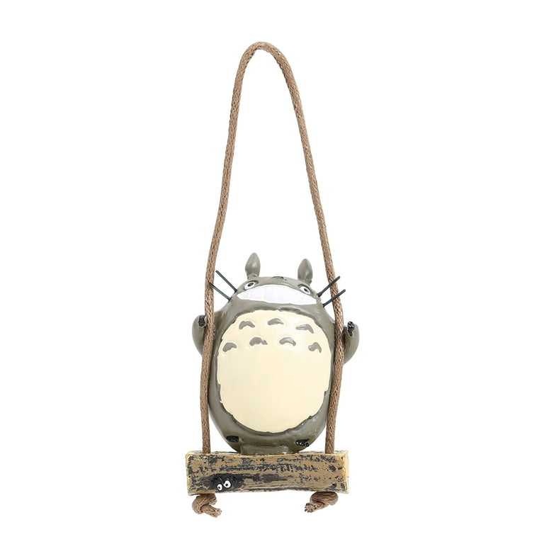 Anime My Neighbor Totoro Play on a Swing PVC Figure Collectible Model Toy 