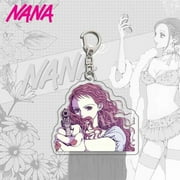 Anime NANA Manga Osaki Keychain Ai Yazawa Osaki Serizawa Reira Figure Key Chain Ring Jewelry Fans Gifts Bag Pendant Keychains