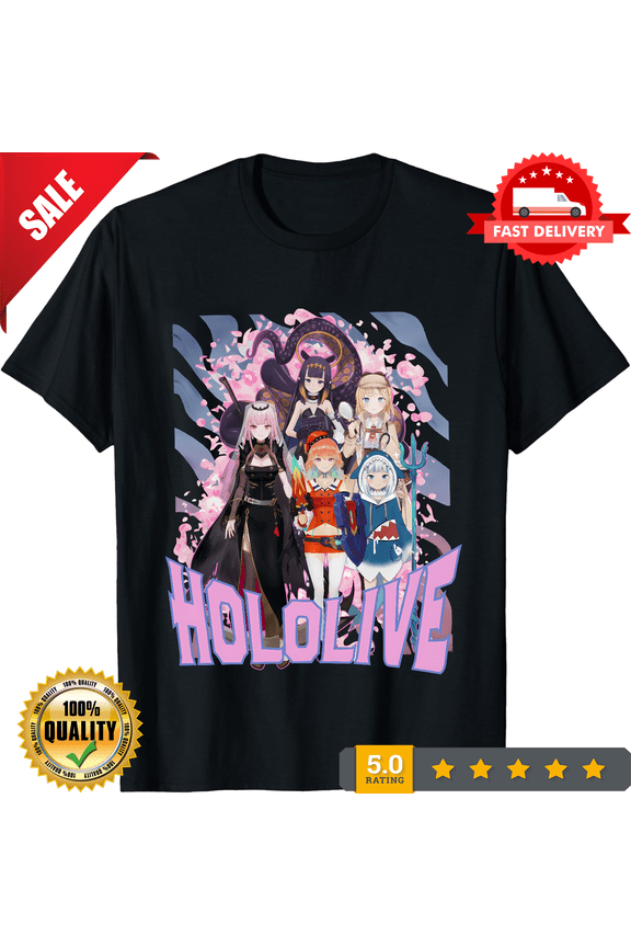 Anime NYC 2023 Hololive Meet Tshirt Black Shirt Best anime Manga Gift shirt 207 eBay, LIMITED EDITION-TH72207