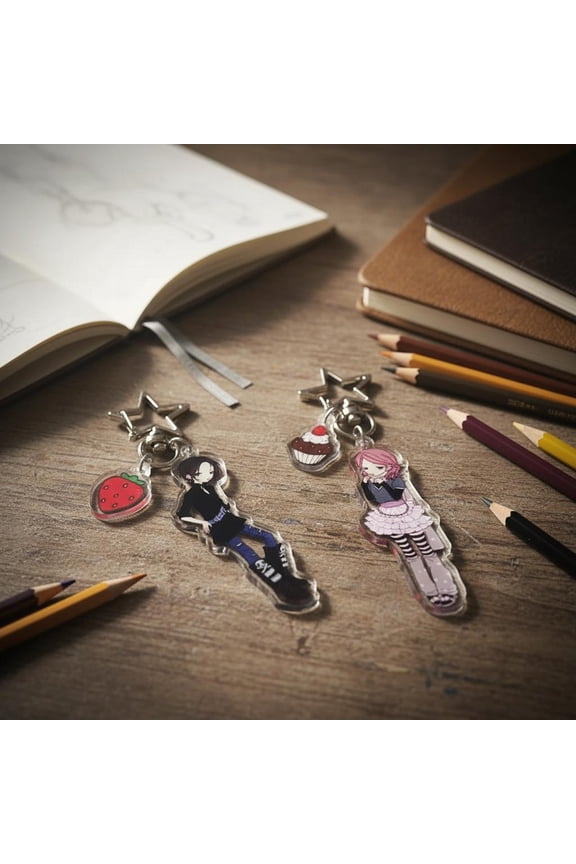 Anime Nana Inspired Acrylic Keychain  Komatsu Nana Oosaki Nana Style Cute Key Ring, Kawaii Bag Charm, Cosplay Fan Gift Accessory (1 keychain)